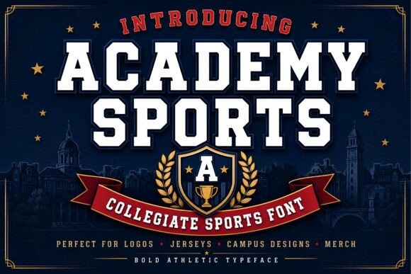 Academy Sports: The Varsity Typeface for Modern Branding