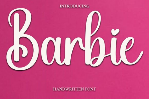 Barbie: A Handwritten Font for Authentic Design