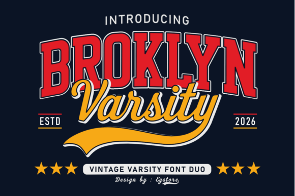 Brooklyn Varsity: A Font Duo That Scores a Design Home Run