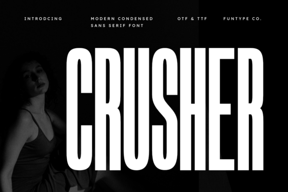 Crusher: The Bold Typeface for High-Impact Visuals