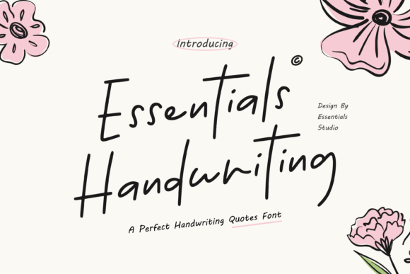 Essentials Handwriting: A Font That Feels Like Your Own Hand