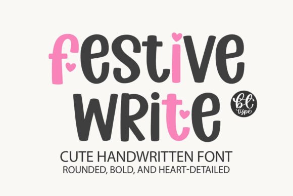 Festive Write: Adding Heart to Every Project with a Handwritten Font
