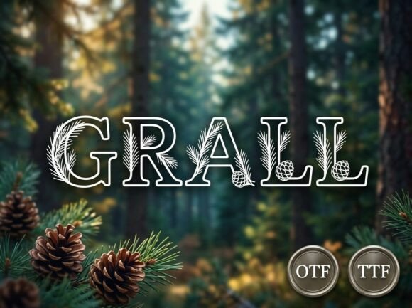 Grall: A Decorative Typeface That Commands Attention