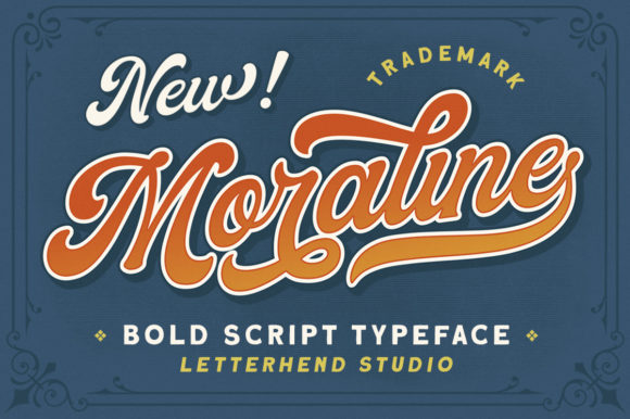 Moraline: A Bold Handwritten Font with Retro Soul
