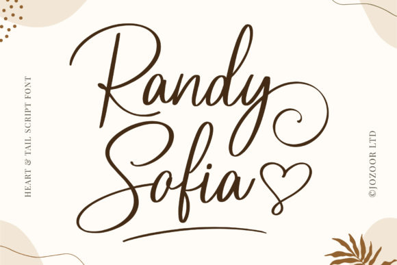 Randy Sofia: The Sweet Calligraphy Font That Dances