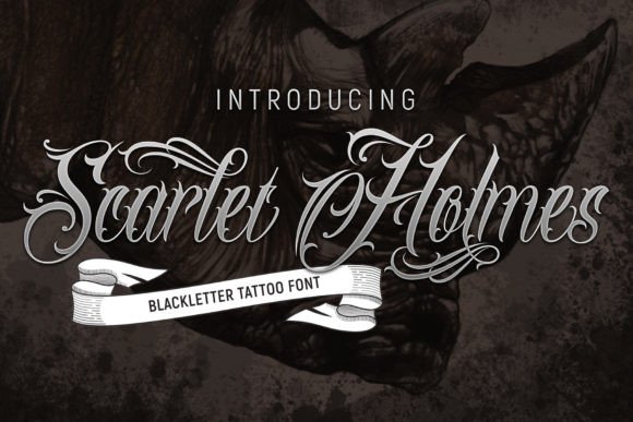 Scarlet Holmes: A Modern Blackletter for Bold Branding