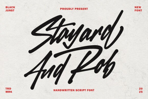 Stayard And Rob: The Bold Handwritten Font for Modern Brands