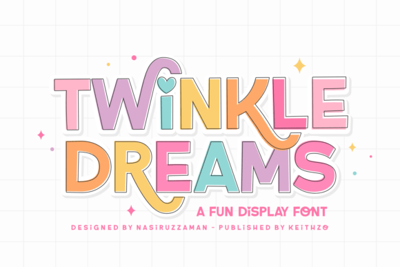 Twinkle Dreams: A Font That Captures Holiday Magic and Whimsy