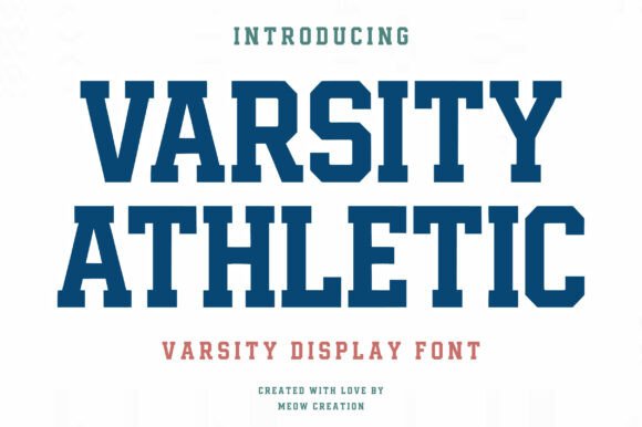 Varsity Athletic: The Bold Typeface for Powerful Branding